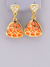 картинка Серьги 'Fashion' Эмаль Бижутерный сплав8 05 г от магазина Wolves