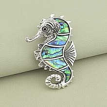 картинка Брошь Галиотис 55x35мм от магазина Wolves