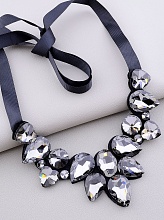 картинка Подвеска 'FJ' Фианит Ткань 60 см от магазина Wolves