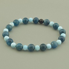 картинка Браслет 'SUNSTONES' Апатит Ларимар 19 см от магазина Wolves