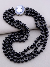 картинка Бусы Агат Перламутр 46 см от магазина Wolves