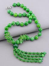 картинка Бусы Агат Чешский хрусталь 50 см от магазина Wolves