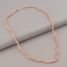 картинка Бусы 'SUNSTONES' Родохрозит Серебро(925) 54 см от магазина Wolves