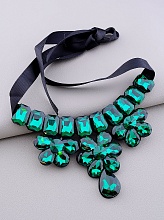 картинка Подвеска 'FJ' Фианит Ткань 60 см от магазина Wolves