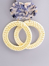 картинка Серьги 'FJ'  Лоза13 18 г от магазина Wolves