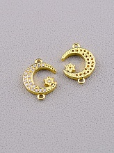 картинка Коннектор Фианит 13х13 (родий) от магазина Wolves