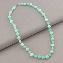 картинка Бусы 'SUNSTONES' Амазонит Серебро(925) 45 см от магазина Wolves