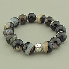 картинка Браслет 'SUNSTONES' Агат 17 см от магазина Wolves