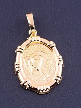 картинка Кулон "Дева" XUPING позолота 18к от магазина Wolves