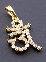 картинка Кулон 'XUPING' Фианит (позолота 18к) от магазина Wolves