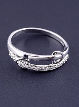 картинка Кольцо 'XUPING' Фианит (родий) от магазина Wolves