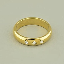 картинка Кольцо 'XUPING' Фианит (позолота 18к (лимонная)) от магазина Wolves