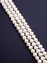 картинка Нитка Жемчуг 40 см 12 мм (Без замка) от магазина Wolves