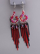 картинка Серьги Чешский хрусталь Сrystal от магазина Wolves