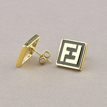 картинка Серьги Эмаль  (позолота 14k (лимонная)) от магазина Wolves