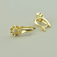 картинка Серьги Фианит 'XUPING' (позолота 18к (лимонная)) от магазина Wolves