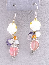 картинка Серьги 'Hand Made' Самоцветы Бижутерный сплав5 8 г от магазина Wolves