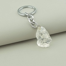 картинка Брелок Горный хрусталь 27x18мм от магазина Wolves