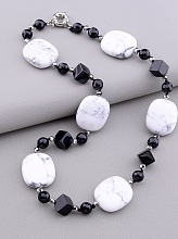 картинка Бусы Кахолонг Агат 46 см от магазина Wolves