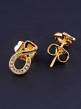 картинка Серьги 'XUPING' Фианит (позолота 18к) от магазина Wolves