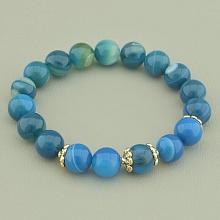 картинка Браслет 'SUNSTONES' Агат 18 см от магазина Wolves