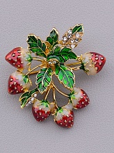 картинка Брошь Сrystal 36x35мм от магазина Wolves