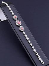 картинка Браслет 'XUPING' Фианит 17 см (родий) от магазина Wolves