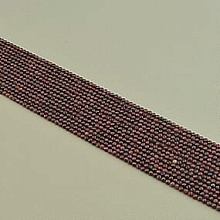 картинка Нитка Гранат 39 см 3 мм (Без замка) от магазина Wolves