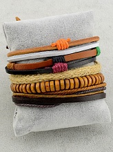 картинка Браслет Эко кожа 17 см от магазина Wolves