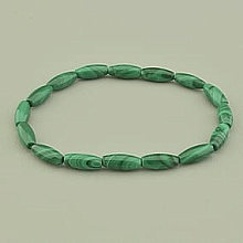 картинка Браслет 'SUNSTONES' Малахит 19 см от магазина Wolves