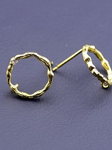 картинка Швензы Пара Серебро(925) 12x12мм от магазина Wolves