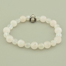 картинка Браслет 'SUNSTONES' Розовый кварц 18 см от магазина Wolves