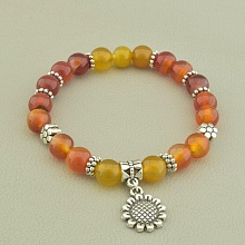 картинка Браслет 'SUNSTONES' Агат 17 см от магазина Wolves