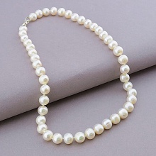 картинка Бусы 'SUNSTONES' Жемчуг Серебро(925) 44 см от магазина Wolves