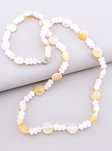 картинка Бусы 'SUNSTONES' Розовый кварц Сердолик 73 см от магазина Wolves