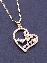 картинка Подвеска 'Big Dipper' Фианит 40 см (позолота 18к) от магазина Wolves