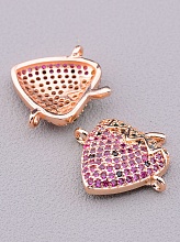 картинка Коннектор Фианит 18x15мм от магазина Wolves