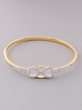 картинка Браслет 'XUPING' Фианит 17 см (позолота 18к) от магазина Wolves