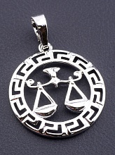 картинка Кулон Весы 'XUPING' (родий) от магазина Wolves