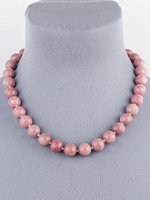 картинка Элитные Бусы Родонит на карабине от магазина Wolves