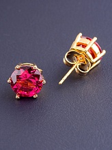 картинка Серьги 'XUPING' Фианит (позолота 18к) от магазина Wolves