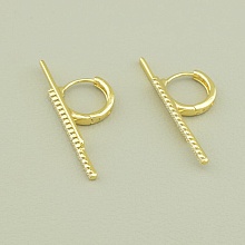 картинка Серьги 'XUPING' Фианит (позолота 18к (лимонная)) от магазина Wolves