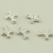 картинка Вставка Фианит 17х10мм (родий) от магазина Wolves