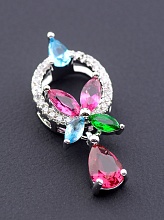 картинка Кулон 'XUPING' Фианит (родий) от магазина Wolves