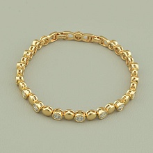 картинка Браслет 'XUPING' Фианит 17 см (позолота 18к) от магазина Wolves