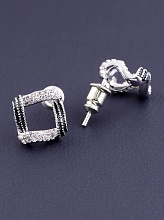 картинка Серьги 'Saiya' (родий) от магазина Wolves