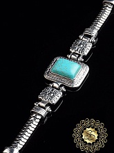 картинка Браслет Бирюза 18 см от магазина Wolves