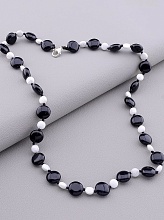 картинка Бусы 'SUNSTONES' Агат Кахолонг 50 см от магазина Wolves