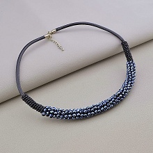 картинка Подвеска Чешский хрусталь Бисер 47 см от магазина Wolves