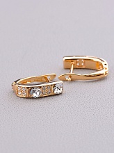 картинка Серьги 'XUPING' Фианит (позолота 18к) от магазина Wolves